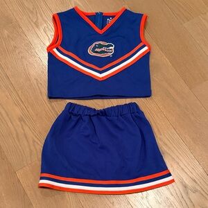 Girls Florida Gator cheer outfit